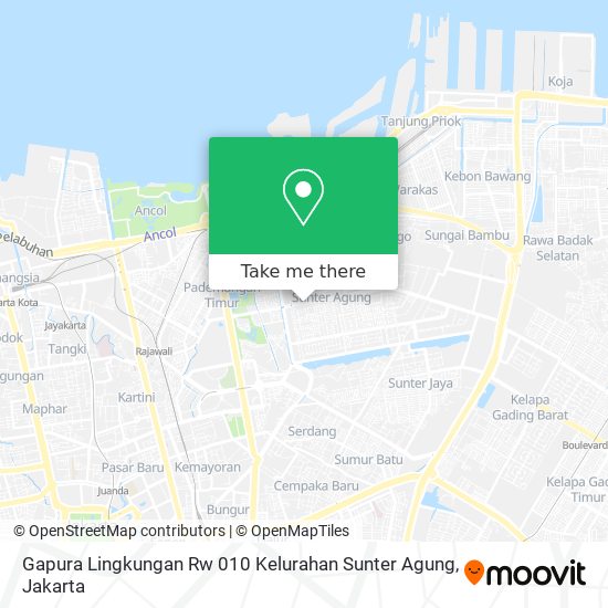 Gapura Lingkungan Rw 010 Kelurahan Sunter Agung map