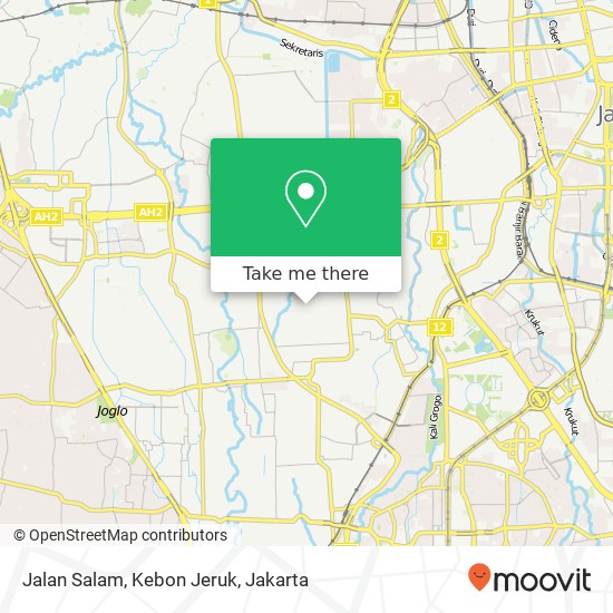 Jalan Salam, Kebon Jeruk map