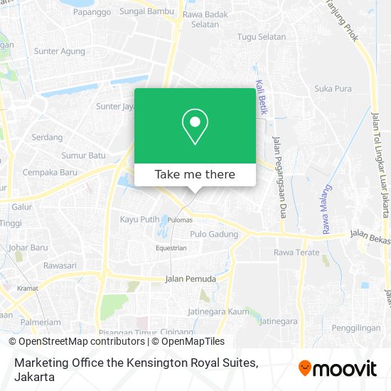 Marketing Office the Kensington Royal Suites map