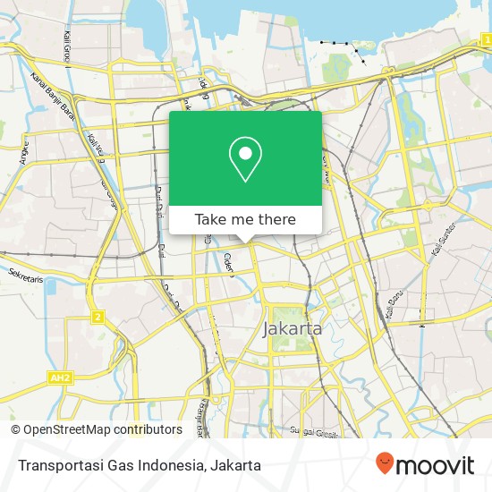 Transportasi Gas Indonesia map