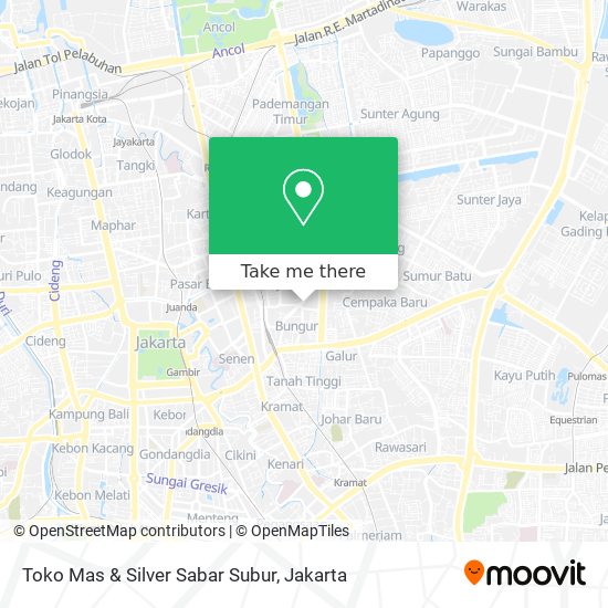 Toko Mas & Silver Sabar Subur map