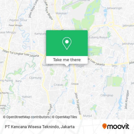 PT Kencana Wisesa Teknindo map