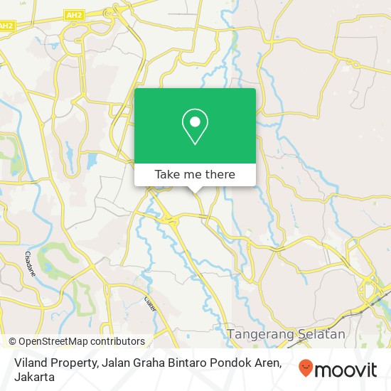 Viland Property, Jalan Graha Bintaro Pondok Aren map