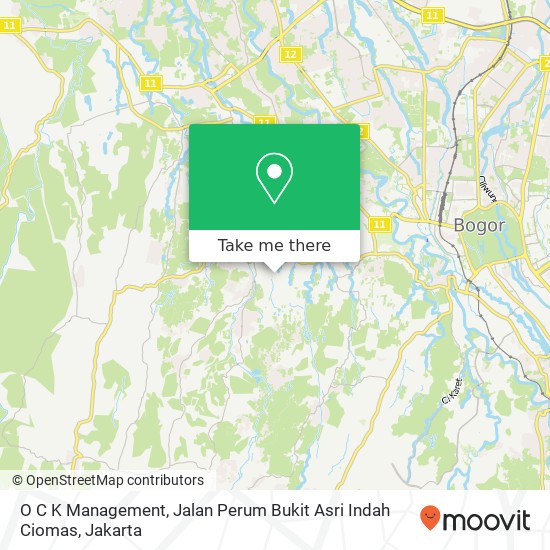 O C K Management, Jalan Perum Bukit Asri Indah Ciomas map