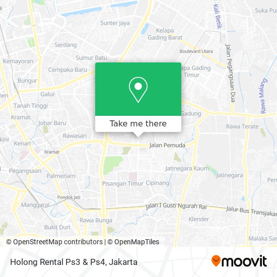 Holong Rental Ps3 & Ps4 map