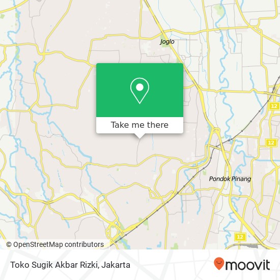 Toko Sugik Akbar Rizki map