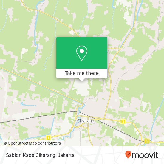 Sablon Kaos Cikarang map