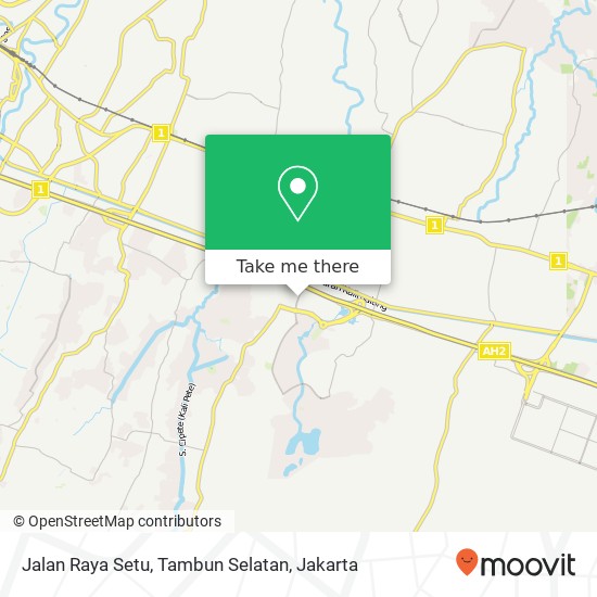 Jalan Raya Setu, Tambun Selatan map