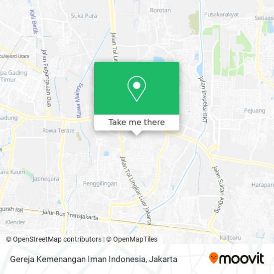Gereja Kemenangan Iman Indonesia map