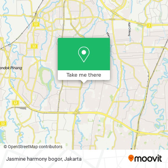 Jasmine harmony bogor map