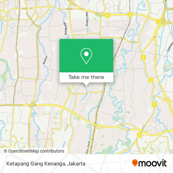 Ketapang Gang Kenanga map