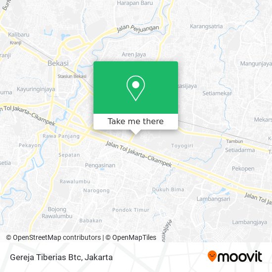 How To Get To Gereja Tiberias Btc In Kota Bekasi Bus Or Train Moovit