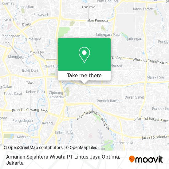 Amanah Sejahtera Wisata PT Lintas Jaya Optima map