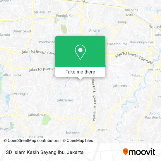 SD Islam Kasih Sayang Ibu map
