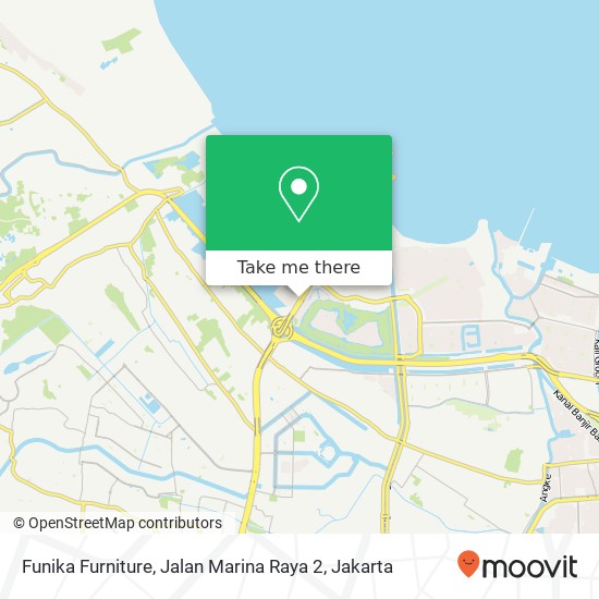 Funika Furniture, Jalan Marina Raya 2 map