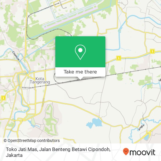 Toko Jati Mas, Jalan Benteng Betawi Cipondoh map