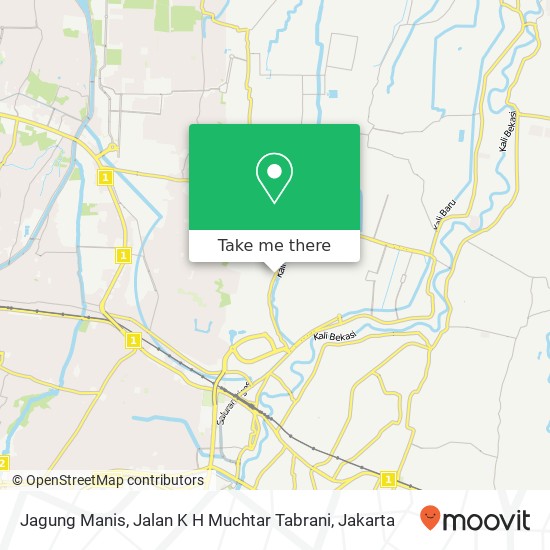 Jagung Manis, Jalan K H Muchtar Tabrani map