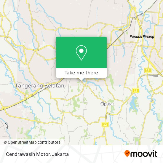 Cendrawasih Motor map