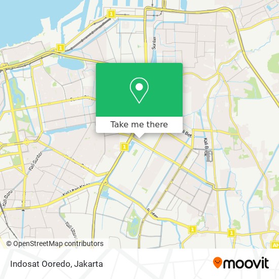 Indosat Ooredo map