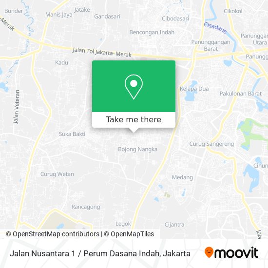 Jalan Nusantara 1 / Perum Dasana Indah map