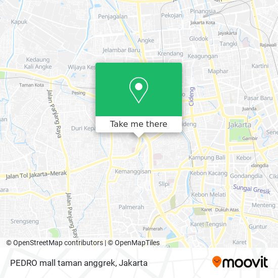 PEDRO mall taman anggrek map