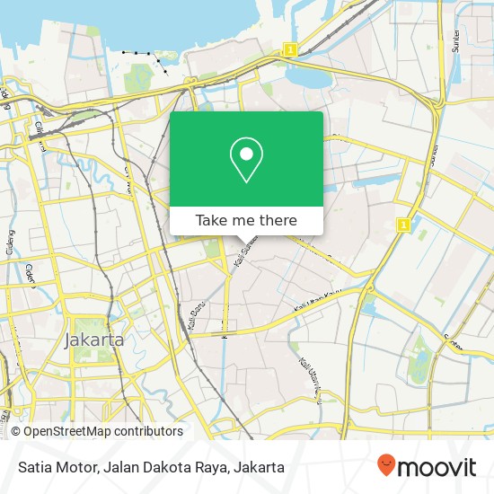 Satia Motor, Jalan Dakota Raya map