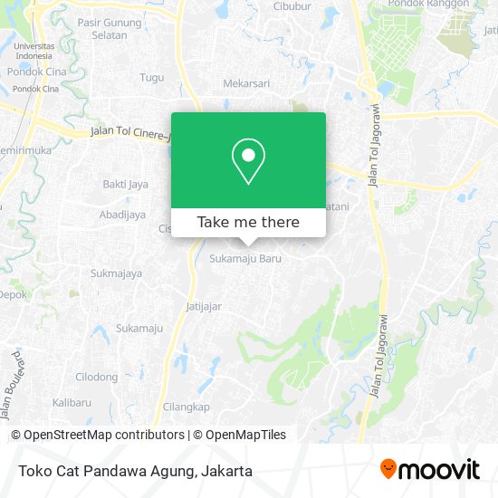 Toko Cat Pandawa Agung map