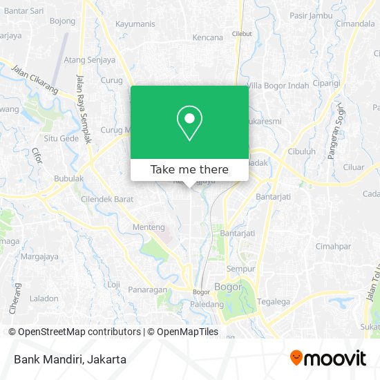 Bank Mandiri map