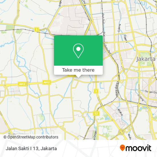 Jalan Sakti I 13 map