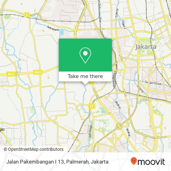 Jalan Pakembangan I 13, Palmerah map