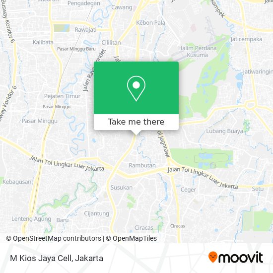 M Kios Jaya Cell map