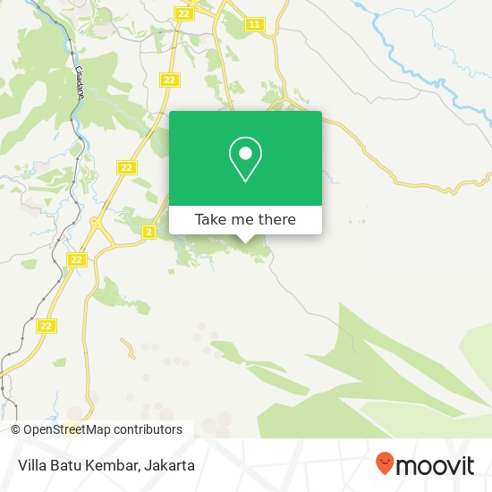 Villa Batu Kembar, Ds Pancawati Ciawi-Lido map