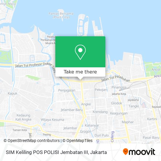 SIM Keliling POS POLISI Jembatan III map