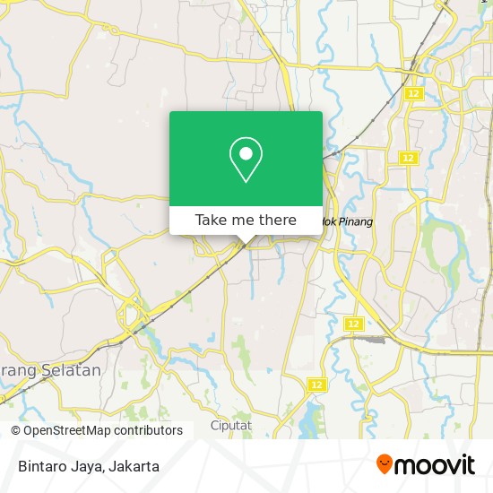 Bintaro Jaya map