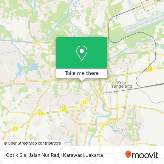 Optik Sis, Jalan Nur Radji Karawaci map