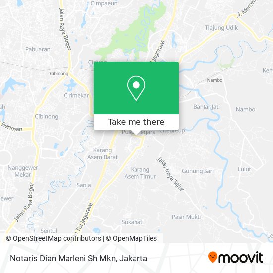Notaris Dian Marleni Sh Mkn map