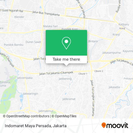 Indomaret Maya Persada map