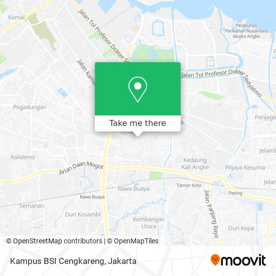 Kampus BSI Cengkareng map