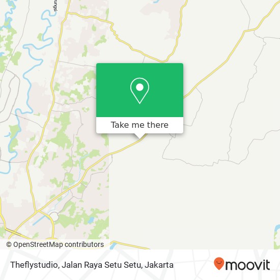 Theflystudio, Jalan Raya Setu Setu map