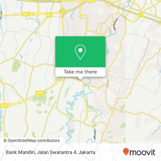 Bank Mandiri, Jalan Swatantra 4 map