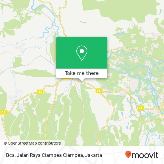 Bca, Jalan Raya Ciampea Ciampea map