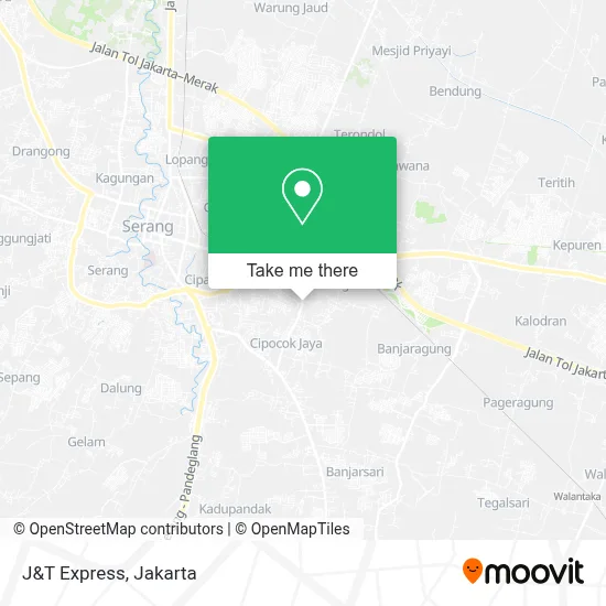 J&T Express map