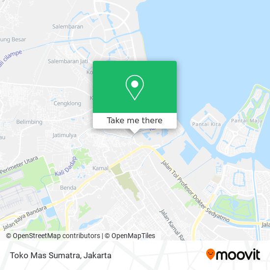 Toko Mas Sumatra map