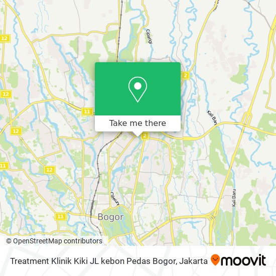 Treatment Klinik Kiki JL kebon Pedas Bogor map