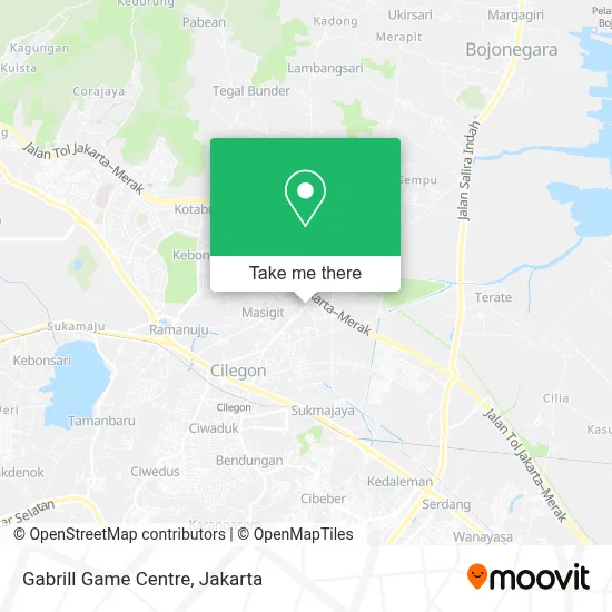 Gabrill Game Centre map