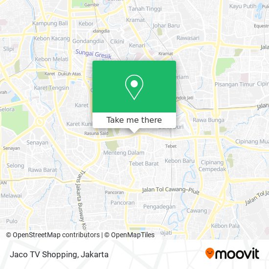 Jaco TV Shopping map