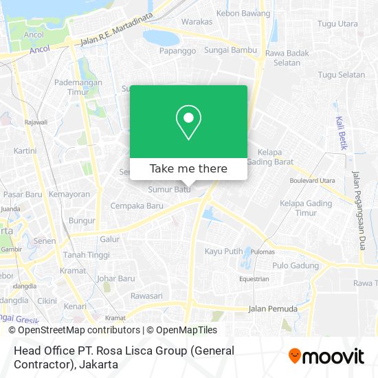 Head Office PT. Rosa Lisca Group (General Contractor) map