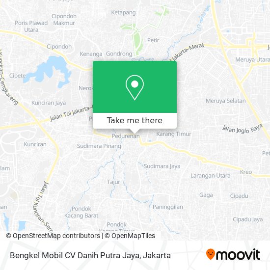 Bengkel Mobil CV Danih Putra Jaya map