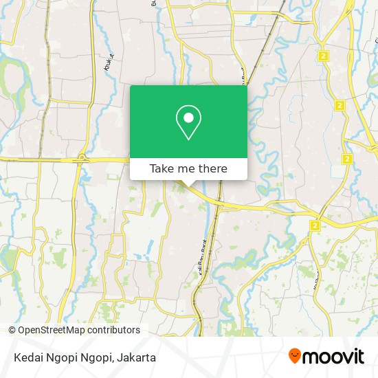 Kedai Ngopi Ngopi map