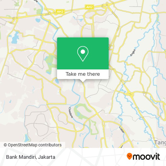 Bank Mandiri map